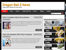 Tablet Screenshot of dragon-ball-z.net