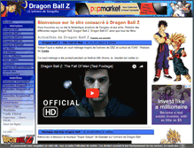 Tablet Screenshot of dragon-ball-z.org